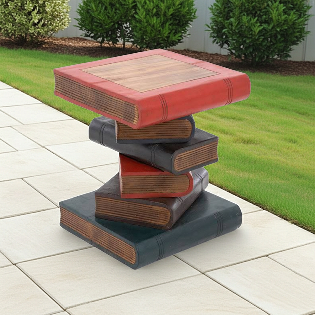 Book Stack Table - Mini - Painted | Fairtrade Lifestyle