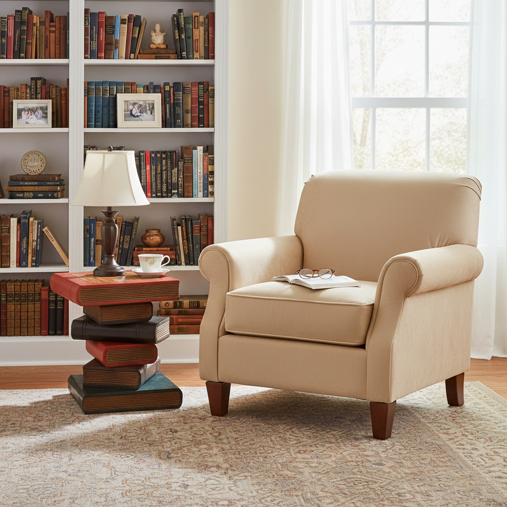 Book Stack Table - Mini - Painted | Fairtrade Lifestyle