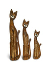 Tall Cappucino Gold Bali Cat - 60cm