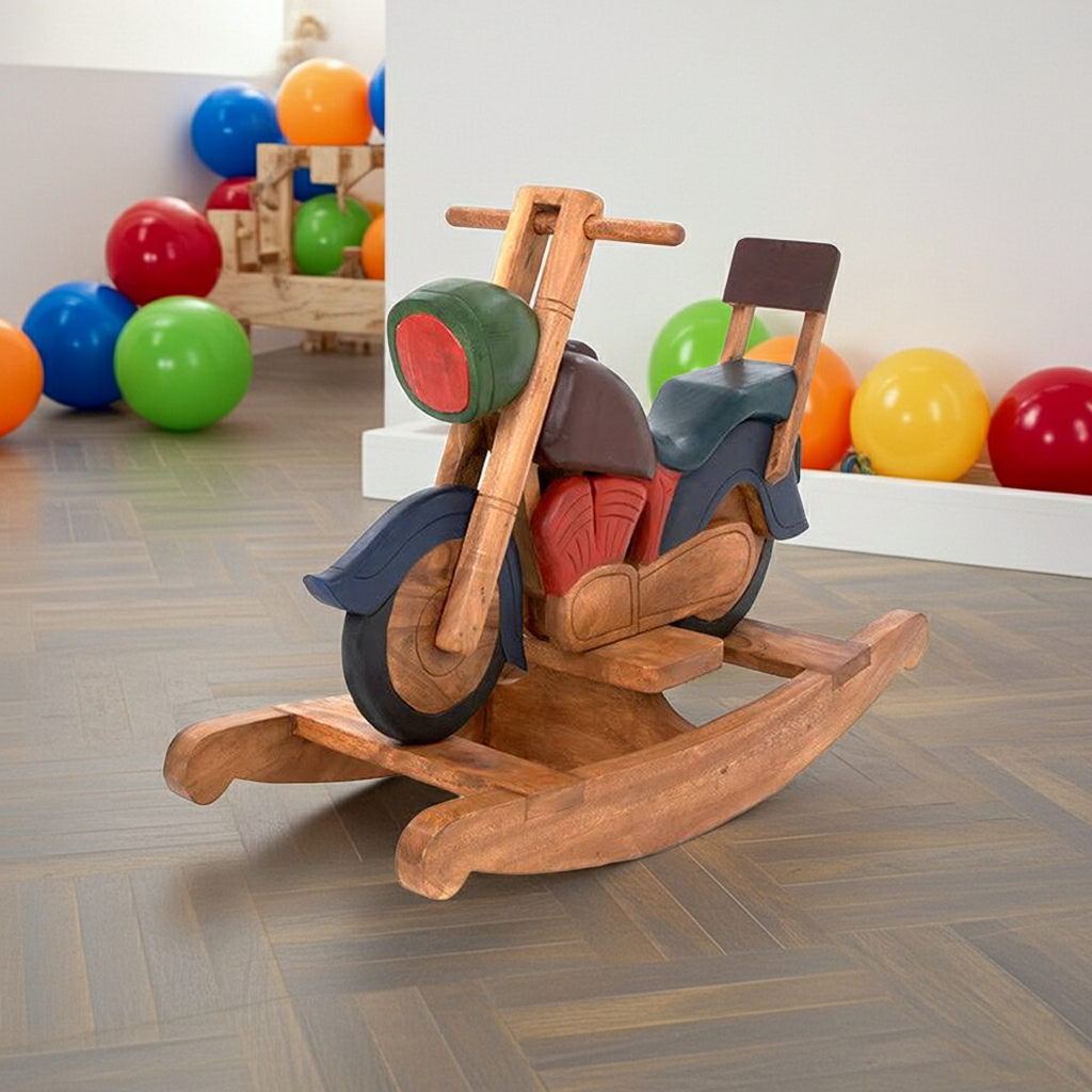 Rocking Motorcycle - Painted