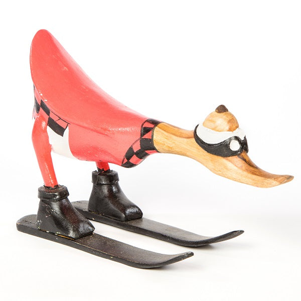 Skiing Bamboo Duck - 25cm