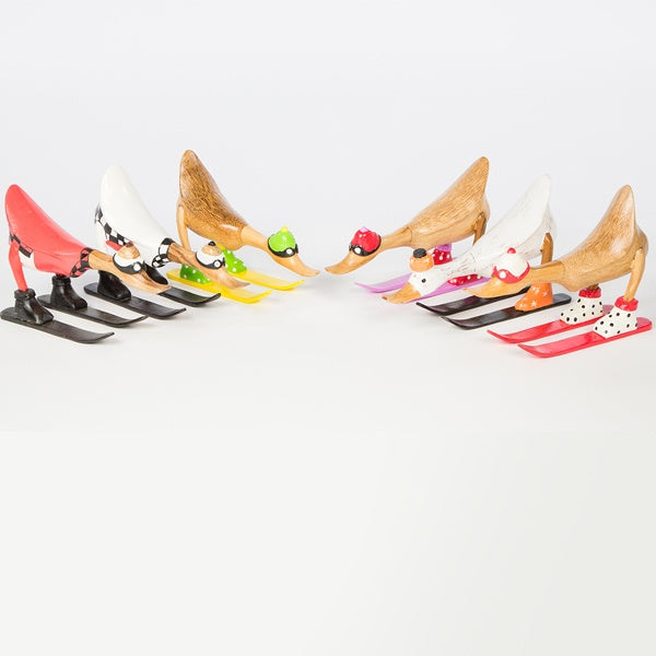 Skiing Bamboo Duck - 25cm - 6