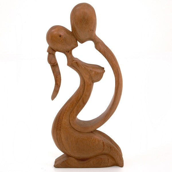 Abstract Kneeling Lovers - 20cm, Dark
