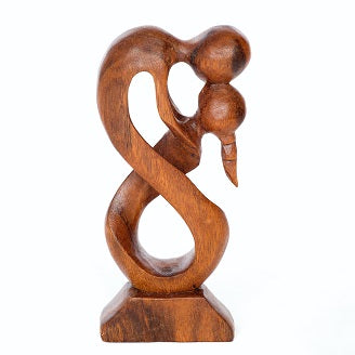 Abstract Lovers Kissing – 40cm, Dark