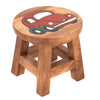 Childs Red Car Stool