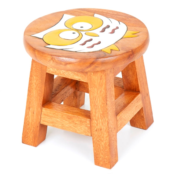 Childs Stool - Owl