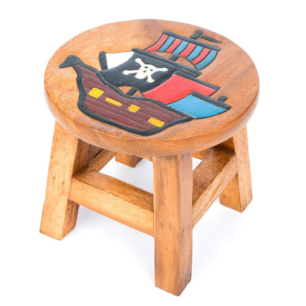 Childs Stool - Pirate Ship