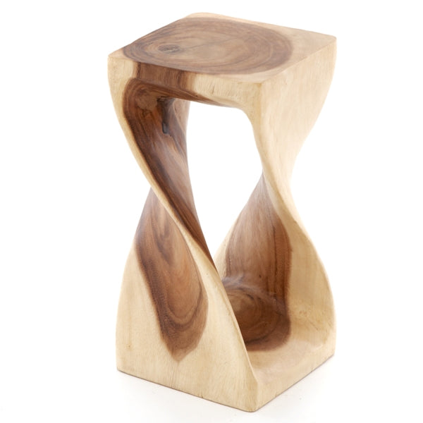 Twisted Infinity Stool - Square - Clear - 8 x 16