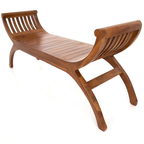 Java Teak Yuyu Double Chair - Light