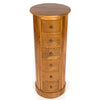 Java 6 Drawer Teak Wood Round Drum