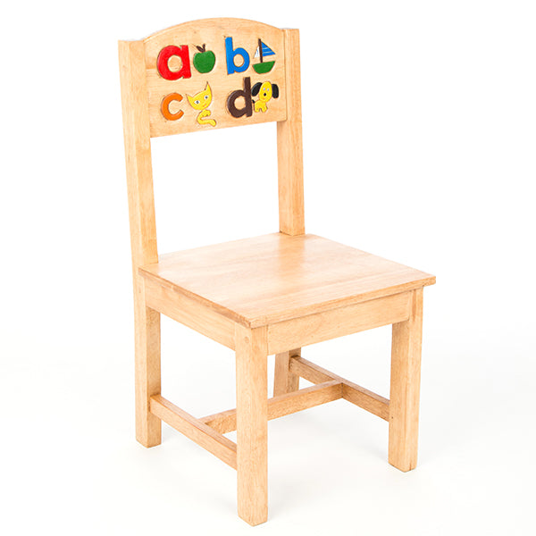 Chair with Alphabet