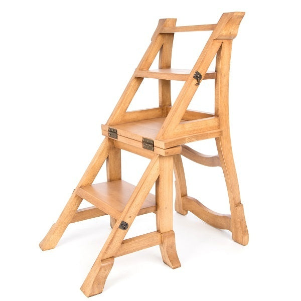 Folding Step Chair - Light Finish