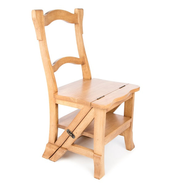 Folding Step Chair - Light Finish