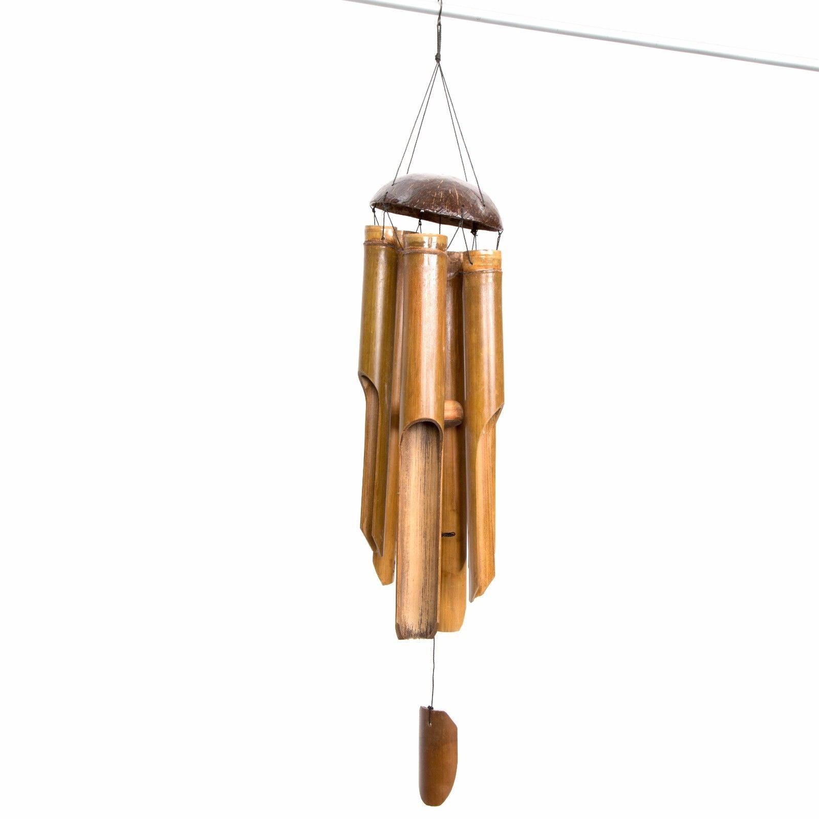 Bamboo Coconut Windchime - 30cm