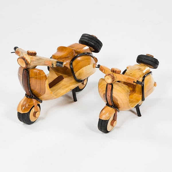Handmade Rattan Vespa Scooter - Large