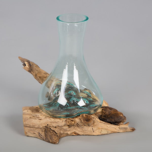 Bottle On Wood - Medium
