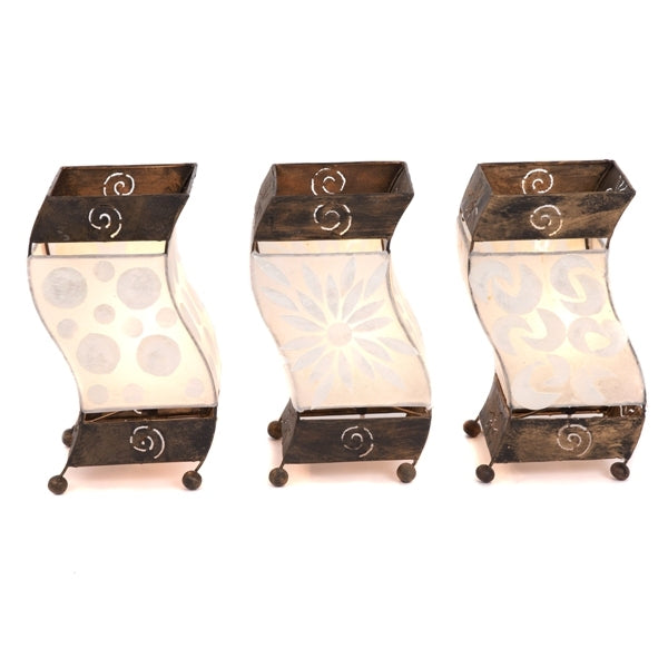 Small Metal 'S' Coin Lamp