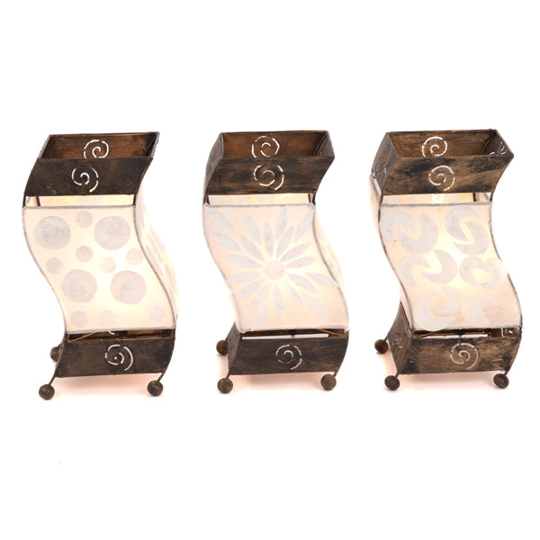 Small Metal 'S' Coin Lamp