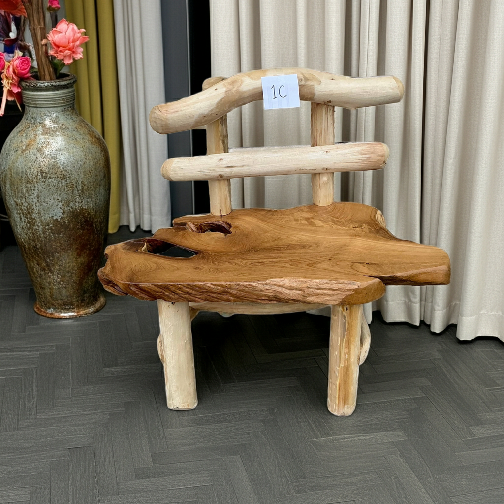 Rustic Fence Bench Solid Reclaimed Wood - 1C