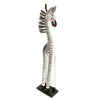 Fair Trade Wooden Standing Zebra - 60cm