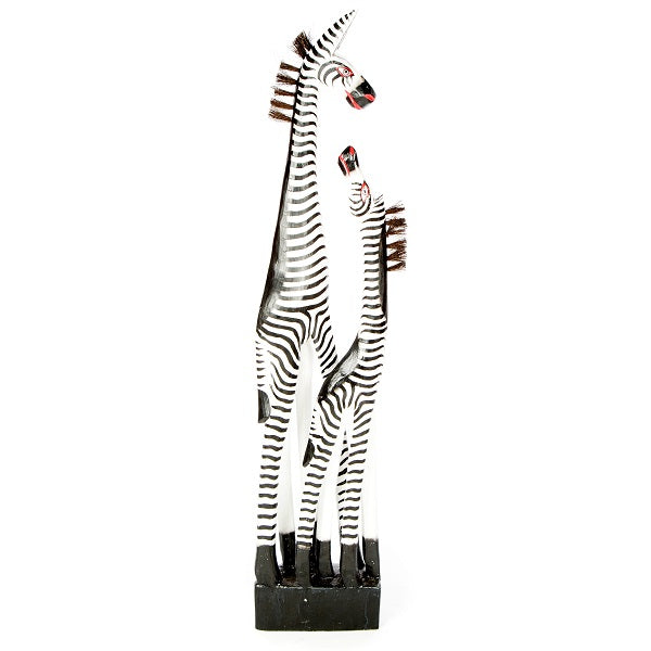 Fair Trade Wooden Zebra Family - 100cm