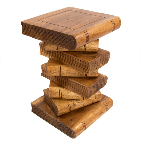 Book Stack Table - Waxed