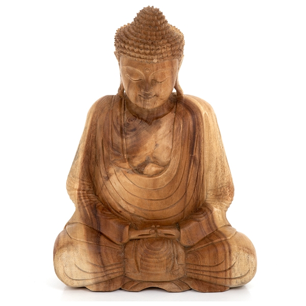 Medium Natural Meditating Sitting Buddha