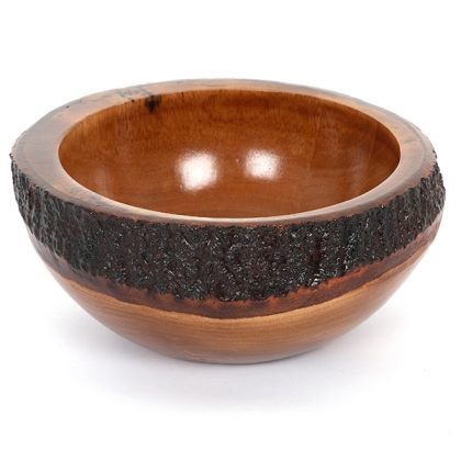 Natural Round Mango Wood Bowl - Medium