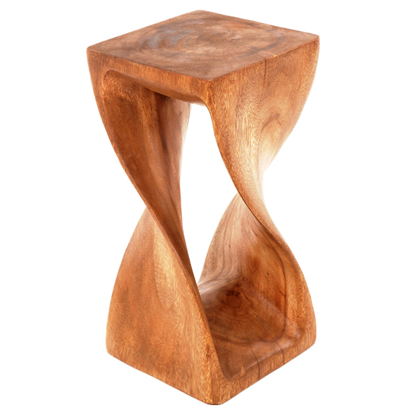 Square Twisted Infinity Stool - Waxed