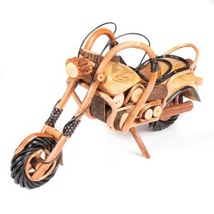 Handmade Rattan Motorbike - 16 inch