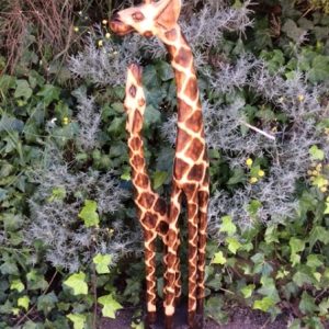 Fair Trade Wooden Giraffe Family - 1.2m