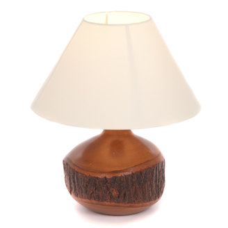 Natural Mango Wood Lamp Base, Natural Wooden Table Lamp Uk