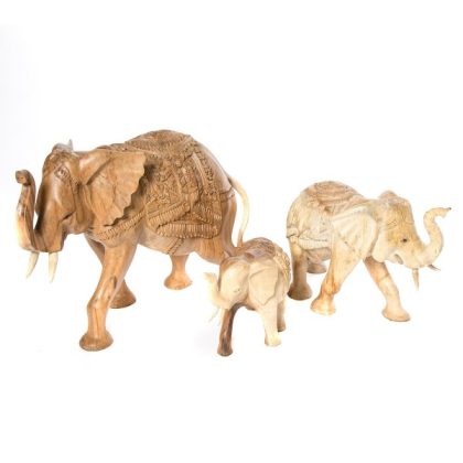 Elephant with Carved Back - Small